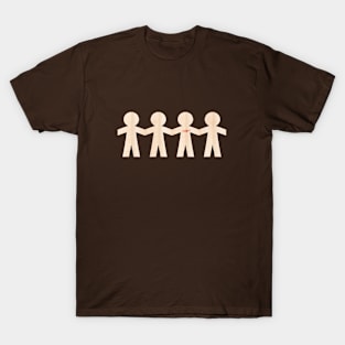 Paper People Chain T-Shirt